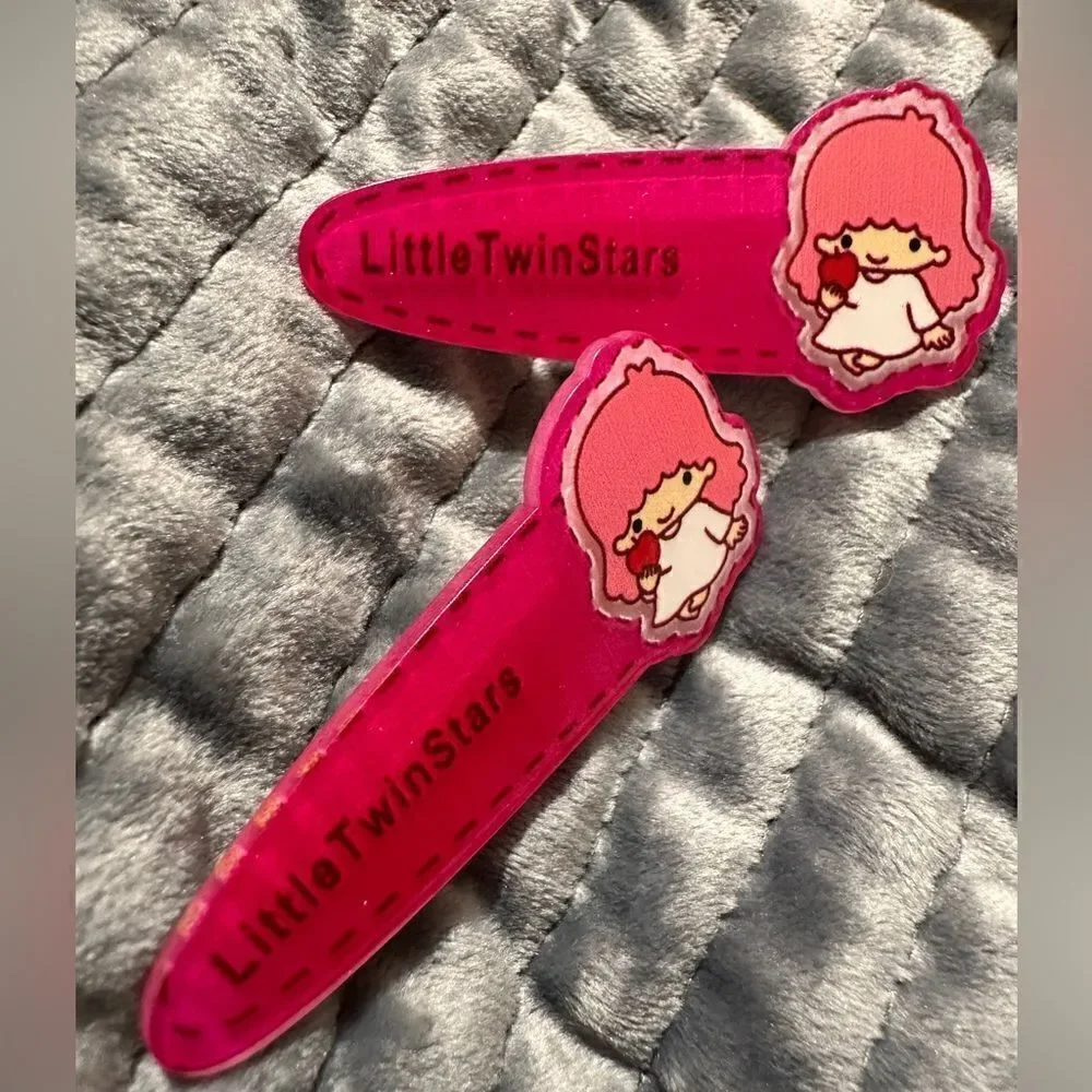 New little TwinStars Hair Accessories 2 pcs Hair Clip's